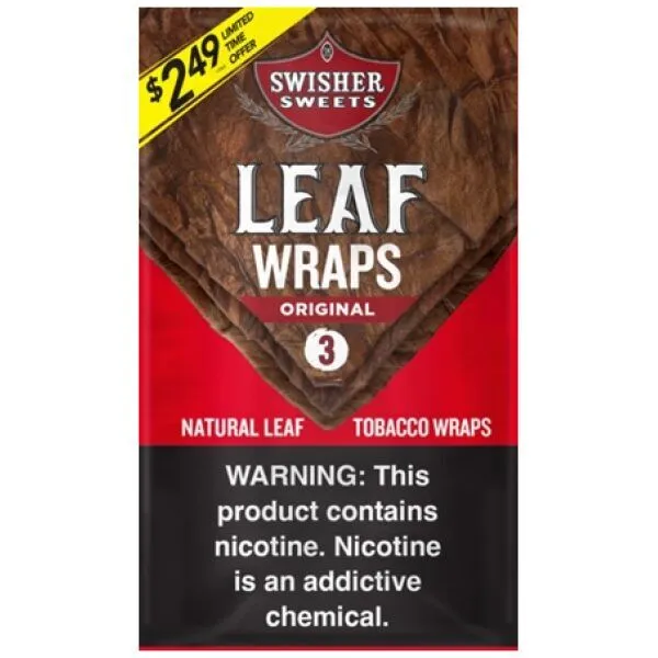 SWISHER WRAP ORIGINAL  2.49 10CT