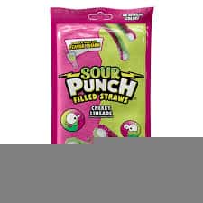 PEG SOUR PUNCH FILLED STRAWS CHERRY LIME