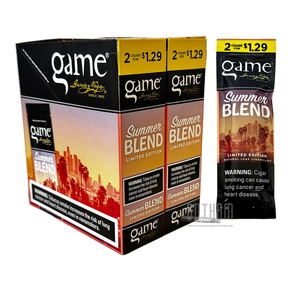 GAME CIGARELLO SUMMER BLEND 1.29 2PK