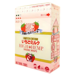 HIGH HEMP STRAWBERRY MILK WRAPS