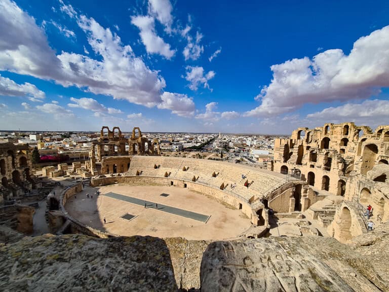 El Jem Amphitheater, one of the UNESCO heritage sites among the places to visit in Tunisia