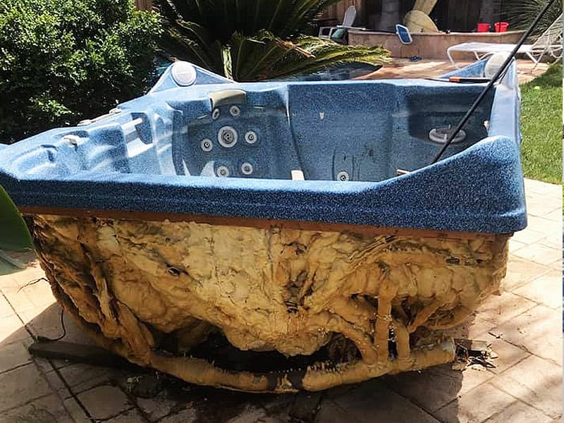 hot tub removal