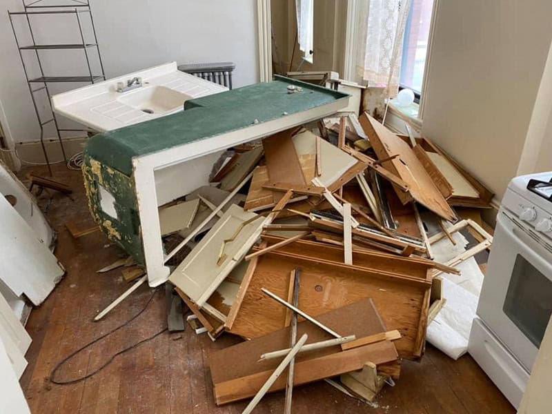 construction debris