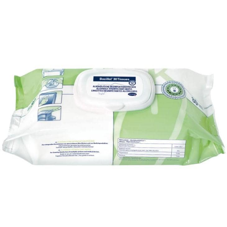 Bacillol 30 Tissues törlőkendő