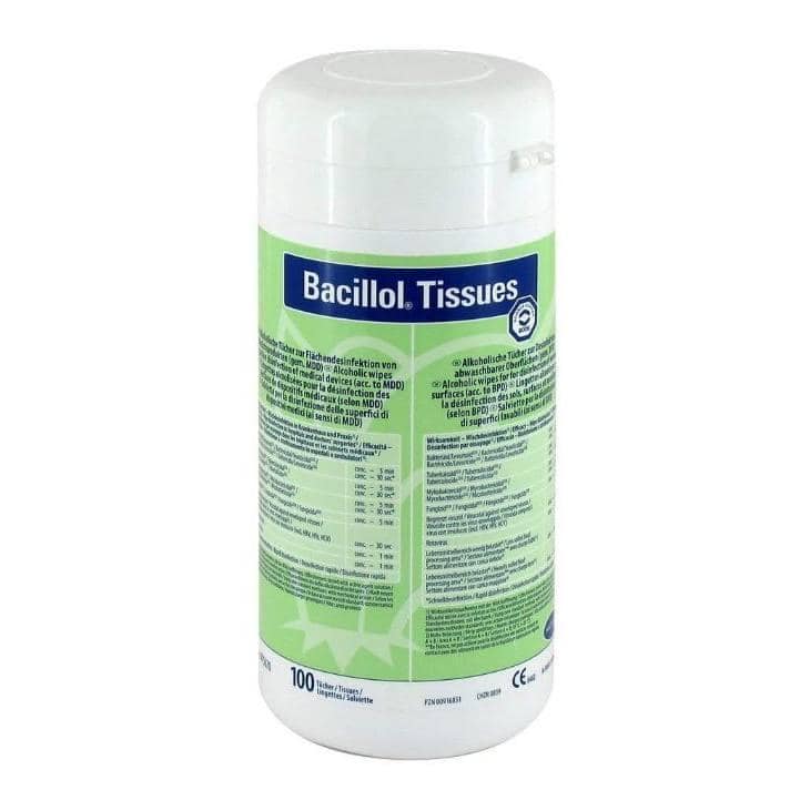 Bacillol Tissues felületfertőtlenítő kendő dobozos 100 db-os