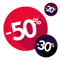 Con nuestro sistema de cupones podrás crear las promociones que necesites