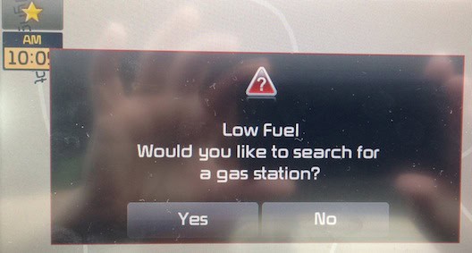 Kia Low Fuel Warning
