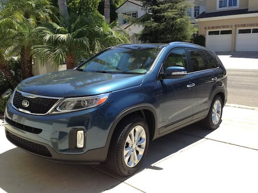 Kia Sorento in Wave Blue