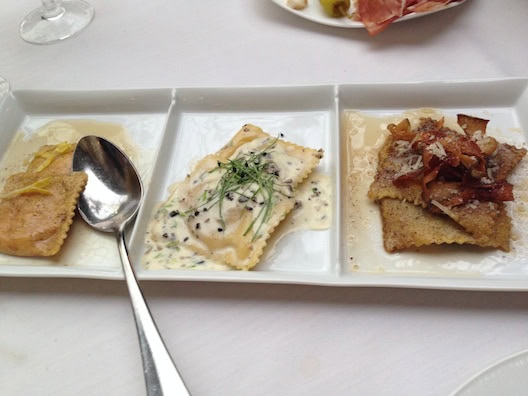 Opryland Ravello raviolis