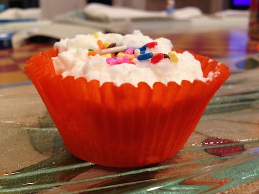 Yoplait Greek 100 Whips! cupcake