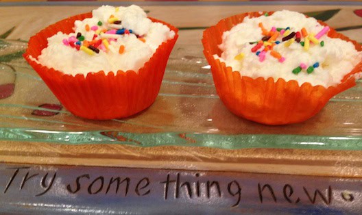 Yoplait Greek 100 Whips! cupcake