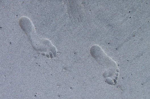 Footprints in sand