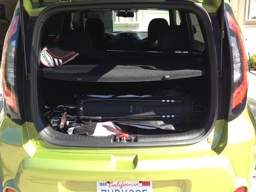 Kia Soul golf clubs