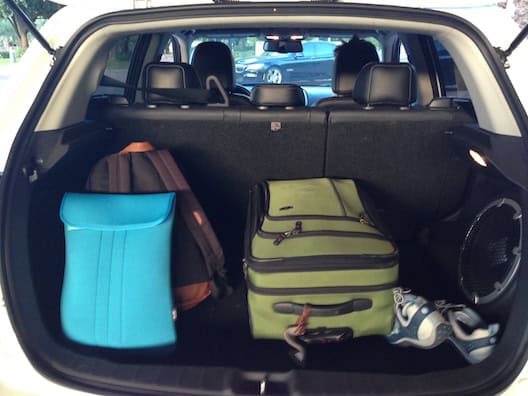 Mitsubishi Outlander cargo