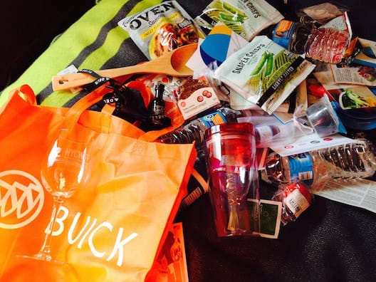 Buick Food Festival swag