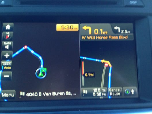 Hyundai Sonata navigation