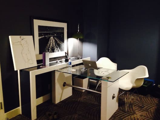 W hotel desk