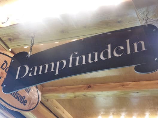 Christmas markets dampfnudeln