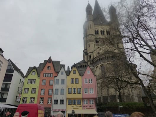 Christmas markets houses
