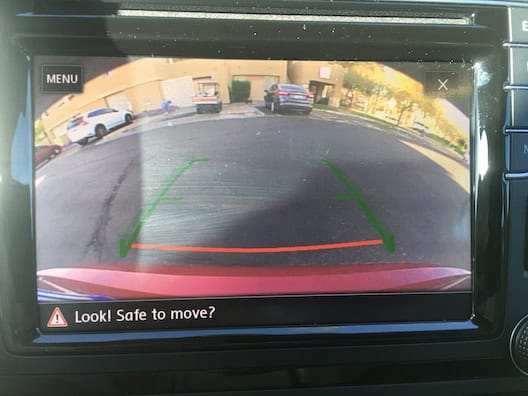 Passat rear camera