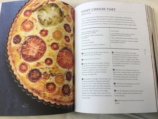 Goat cheese tart