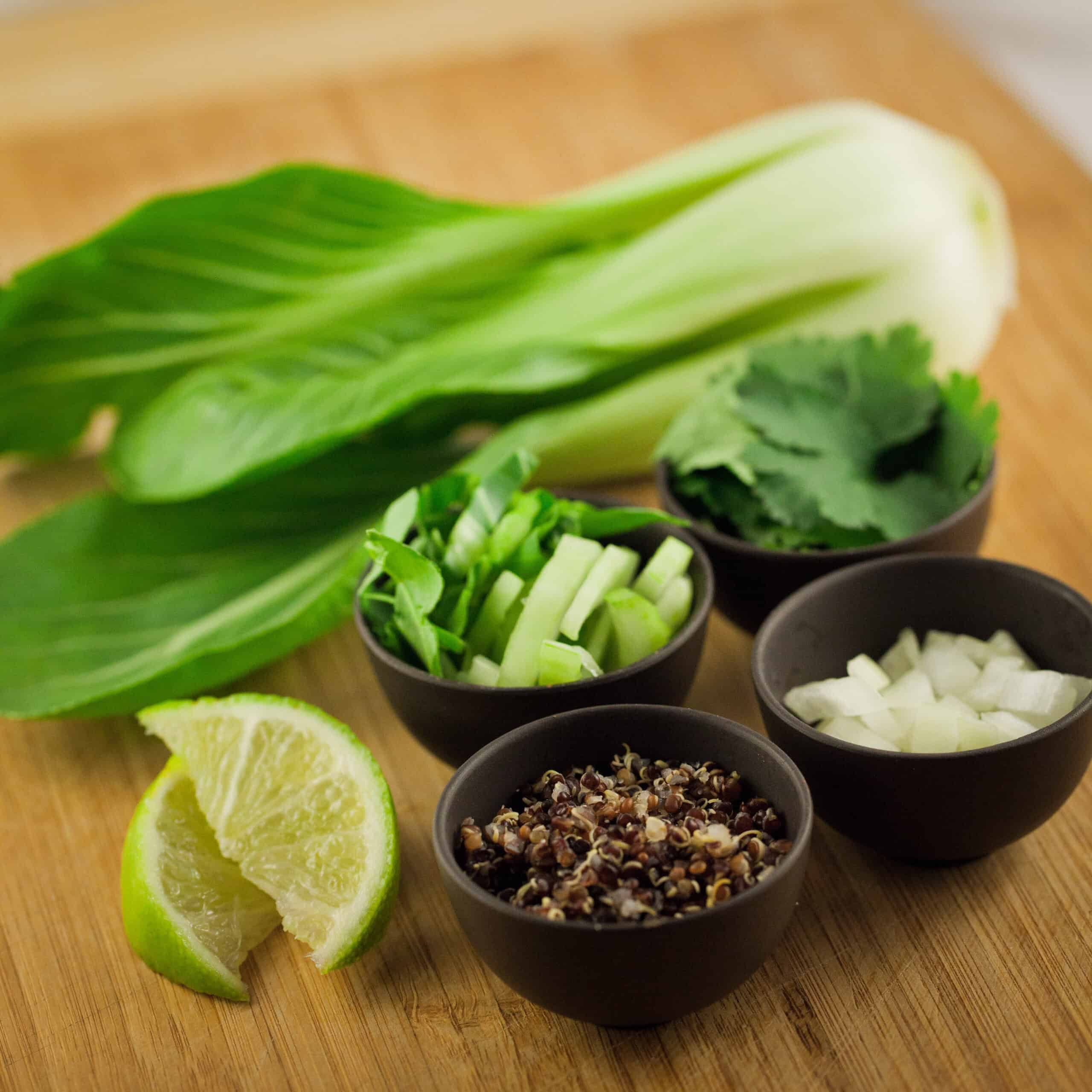 Sesame Bok Choy Quinoa