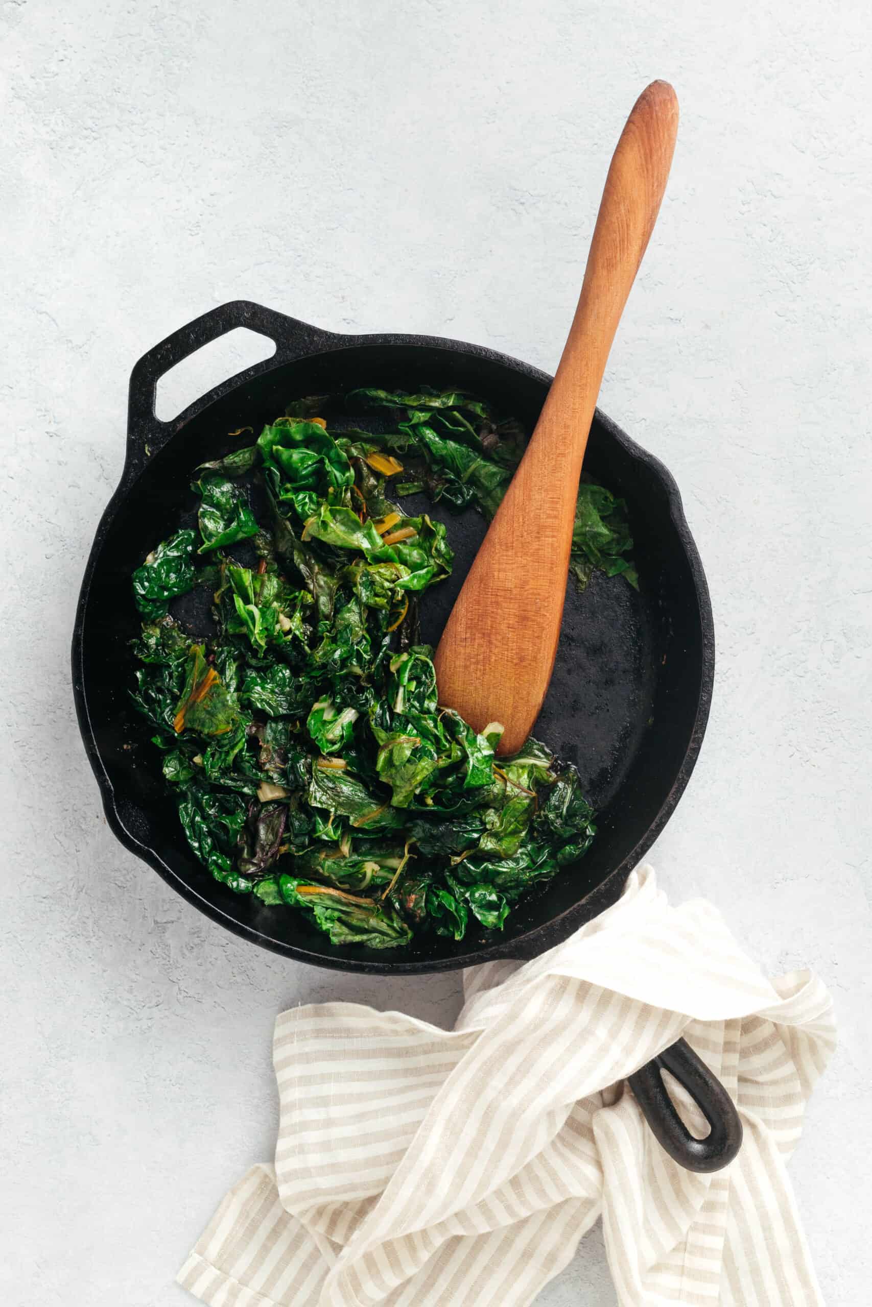 Greens with Toasted Spices