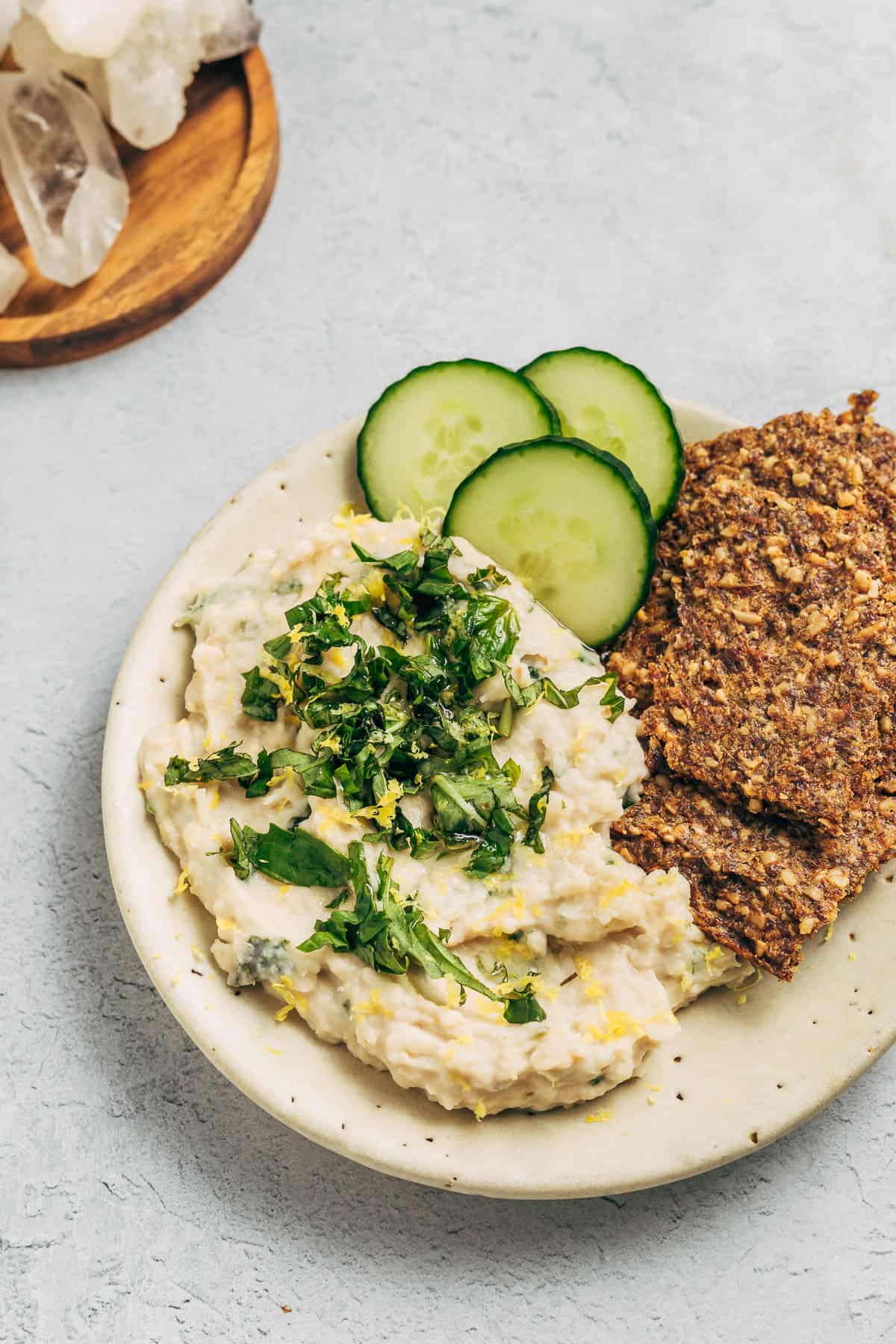 Zucchini White Bean Power Dip