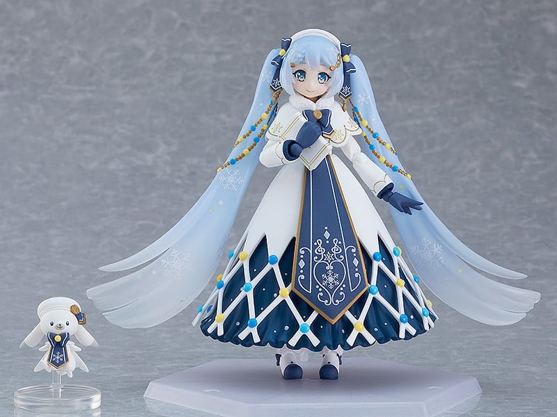 Nendo Addicts - Figma - Hatsune Miku Figure Snow Miku Glowing Snow Version Pose1