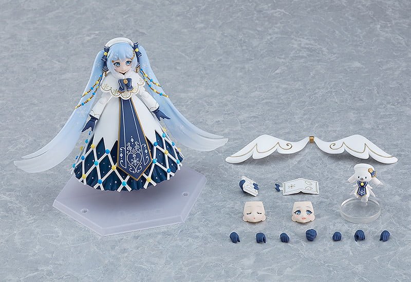 Nendo Addicts - Figma - Hatsune Miku Figure Snow Miku Glowing Snow Version Pose7