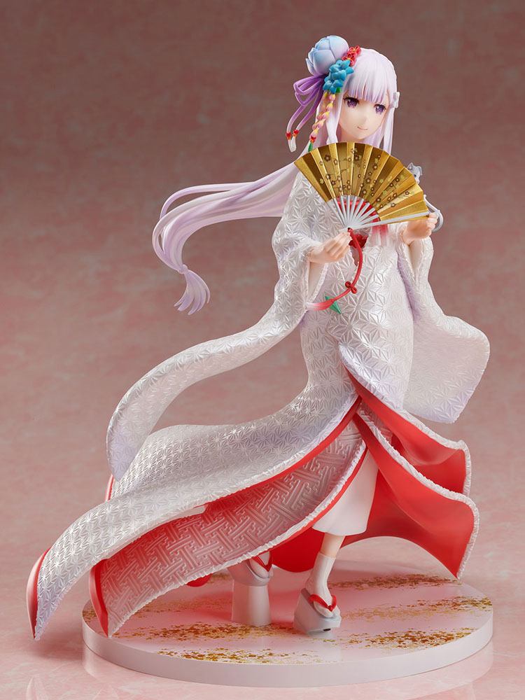 Nendo Addicts - Furyu - Re Zero Emilia Shiromuku Pose1