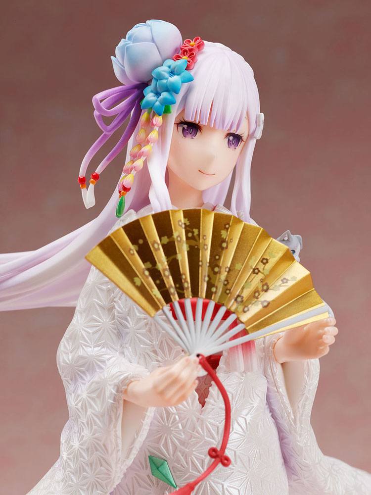 Nendo Addicts - Furyu - Re Zero Emilia Shiromuku Pose5