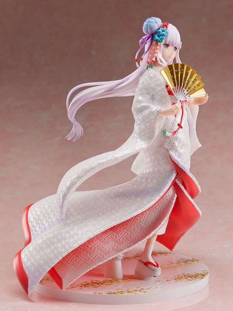 Nendo Addicts - Furyu - Re Zero Emilia Shiromuku Pose6