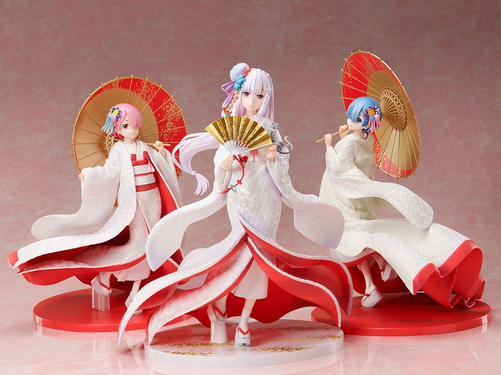 Nendo Addicts - Furyu - Re Zero Emilia Shiromuku Pose8