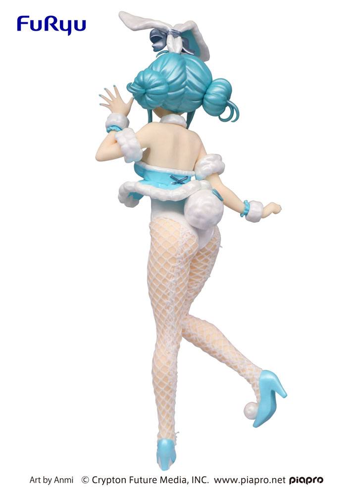 Nendo Addicts - Furyu - Bicute Bunnies Hatsune Miku White Rabbit Pearl Color Pose3