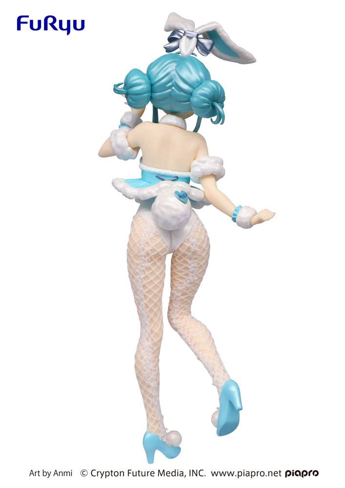 Nendo Addicts - Furyu - Bicute Bunnies Hatsune Miku White Rabbit Pearl Color Pose4
