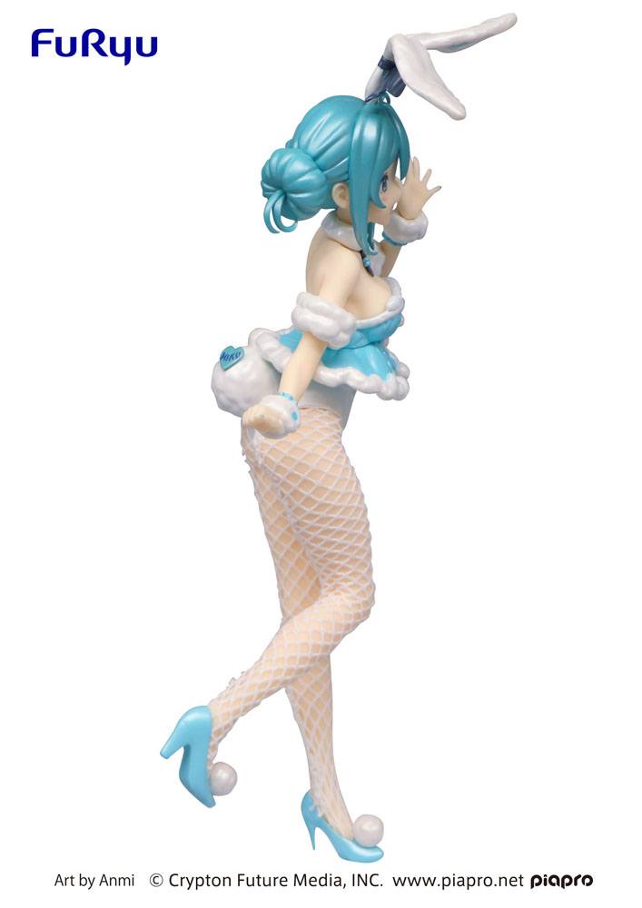 Nendo Addicts - Furyu - Bicute Bunnies Hatsune Miku White Rabbit Pearl Color Pose6