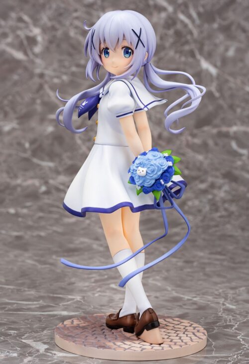Nendo Addicts - Plum - Is The Order A Rabbit Chino Summer Uniform Pose1
