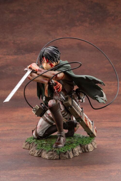 Nendo Addicts - Kotobukiya - Attack On Titan Levi Fortitude Artfxj Pose1
