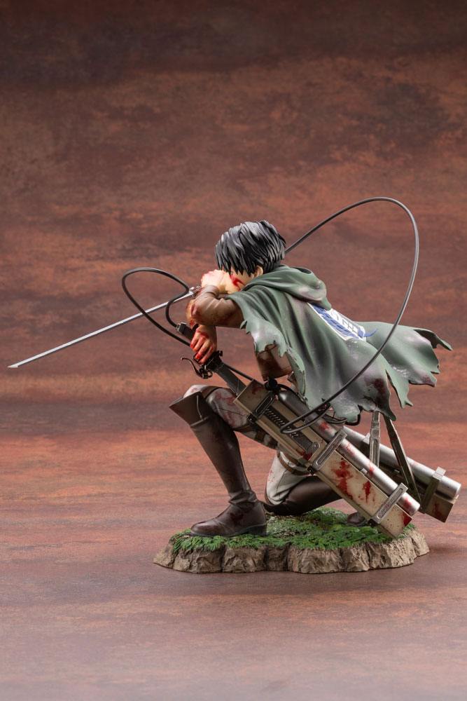 Nendo Addicts - Kotobukiya - Attack On Titan Levi Fortitude Artfxj Pose2