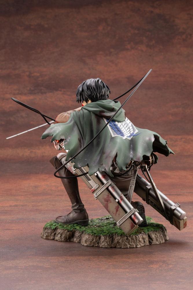 Nendo Addicts - Kotobukiya - Attack On Titan Levi Fortitude Artfxj Pose3