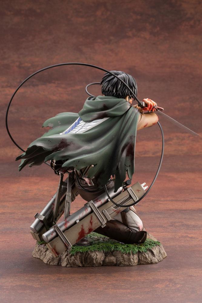 Nendo Addicts - Kotobukiya - Attack On Titan Levi Fortitude Artfxj Pose4
