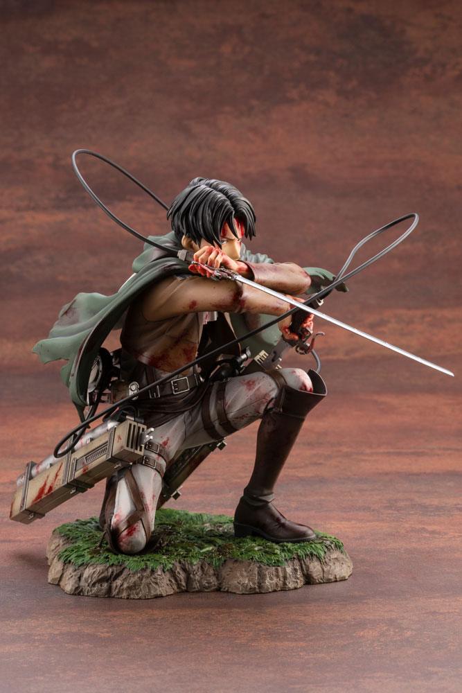 Nendo Addicts - Kotobukiya - Attack On Titan Levi Fortitude Artfxj Pose5