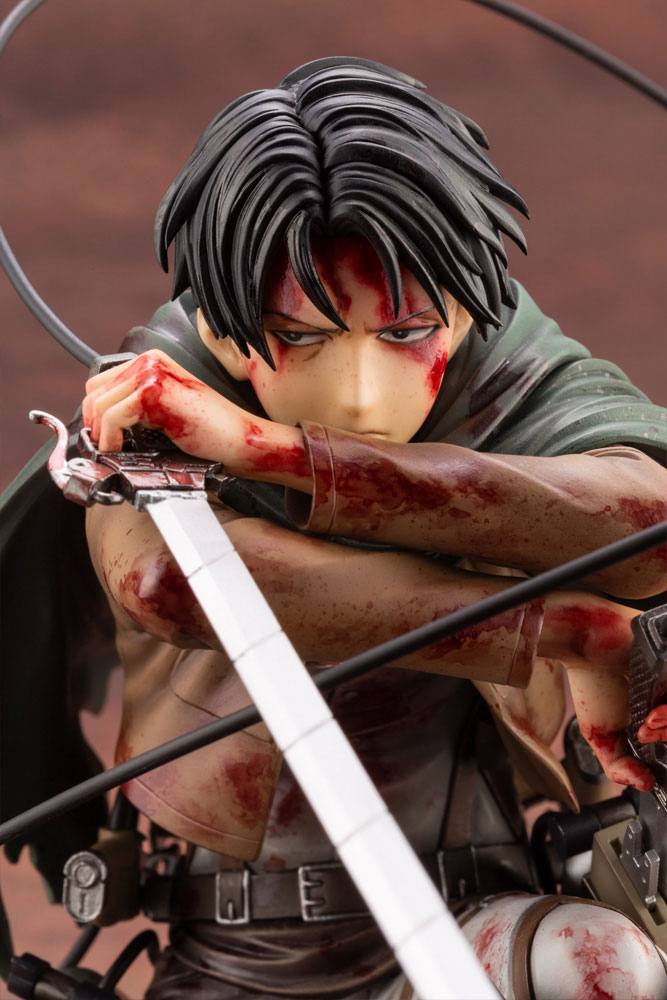 Nendo Addicts - Kotobukiya - Attack On Titan Levi Fortitude Artfxj Pose7