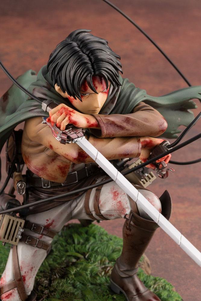 Nendo Addicts - Kotobukiya - Attack On Titan Levi Fortitude Artfxj Pose8