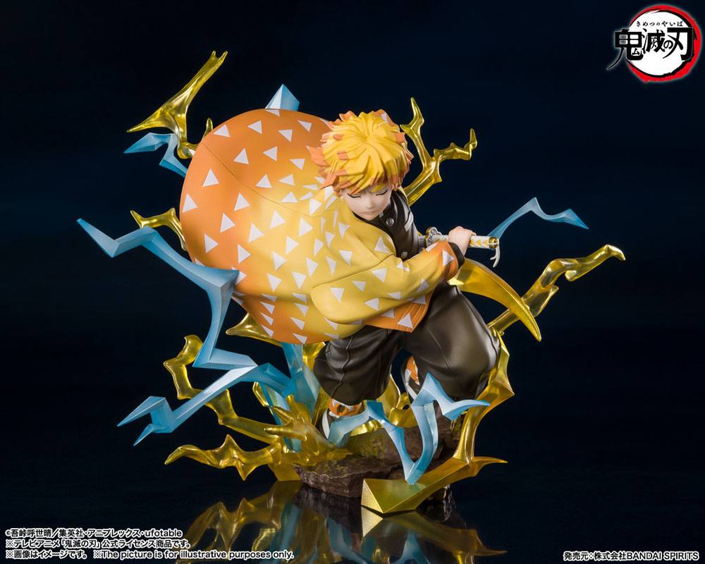 Nendo Addicts - Tamashii Nations - Demon Slayer Zenitsu Agamatsu Thunderclap And Flash Figuarts Zero