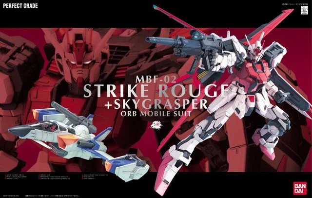 Nendo Addicts - Bandai - Perfect Grade Strike Rouge + Sky Grasper