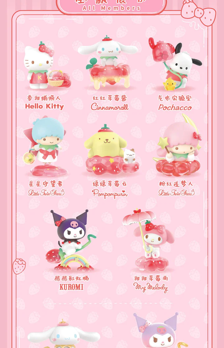 Nendo Addicts - Sanrio - Sweet Strawberry Land Series Blind Box