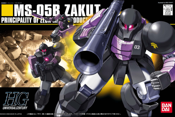Nendo Addicts - Bandai - Mobile Suit Hguc Ms-05b Zaku I Hg