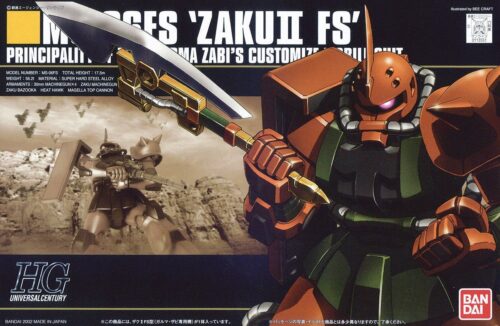 Nendo Addicts - Bandai - Mobile Suit Hguc Ms-06fs Zaku Ii Garma Customized Hg